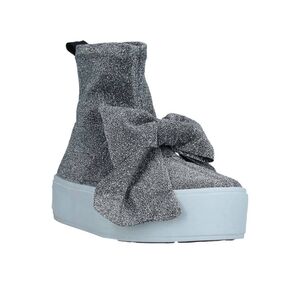 Women's Glitter Ankle Boots with Bow